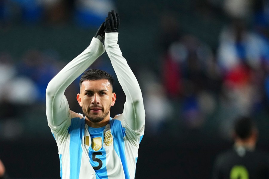 Paredes con la maglia dell'Argentina