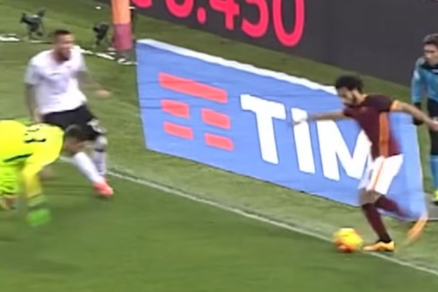 Il gol di Salah contro il Palermo