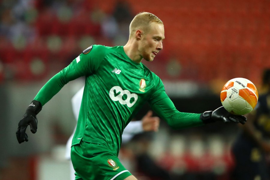 Arnaud Bodart in azione con la maglia dello Standard Liegi