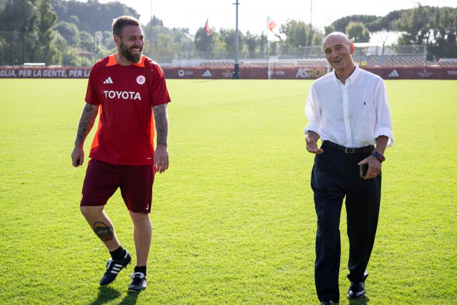 De Rossi e Rocca a Trigoria