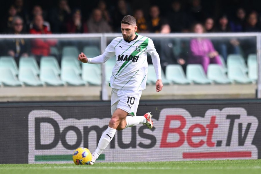 Berardi in campo col Sassuolo
