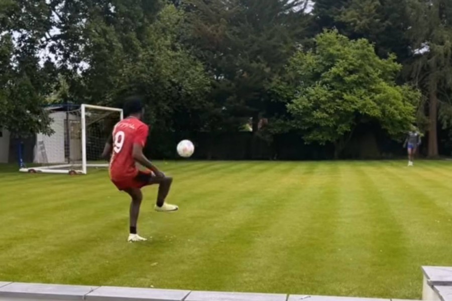 L'allenamento di Abraham con il fratello