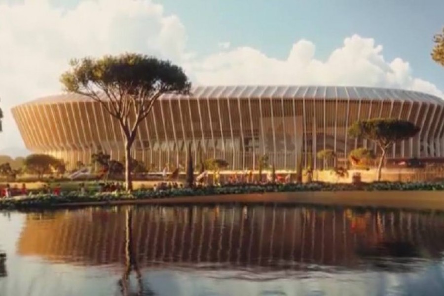 Il progetto del nuovo stadio della Roma