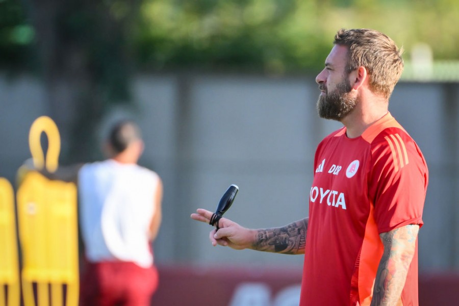 De Rossi in allenamento