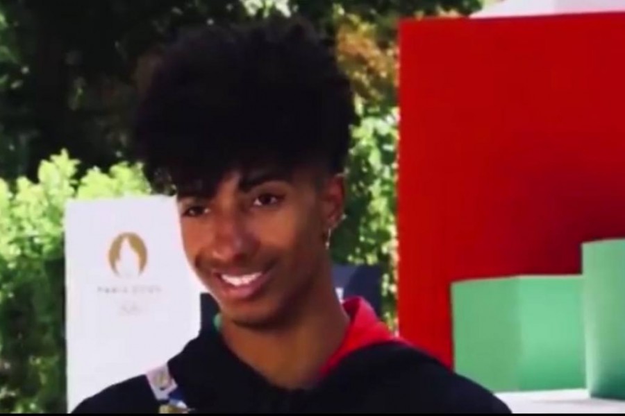 Mattia Furlani ai giochi olimpici di Parigi 2024 
