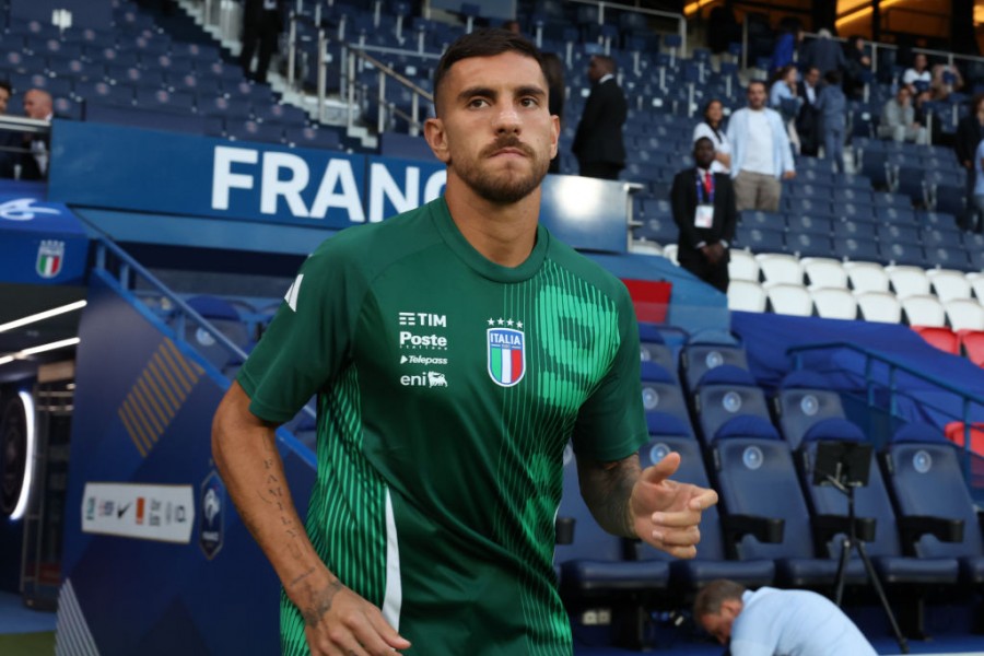 Pellegrini prima della partita contro la Francia