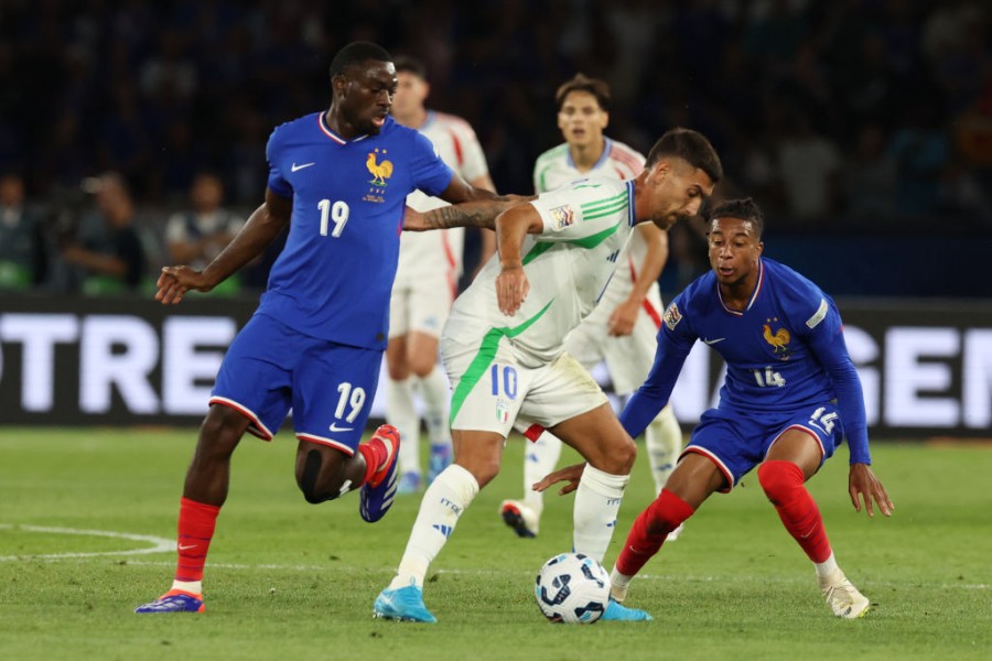 Pellegrini in campo con l'Italia