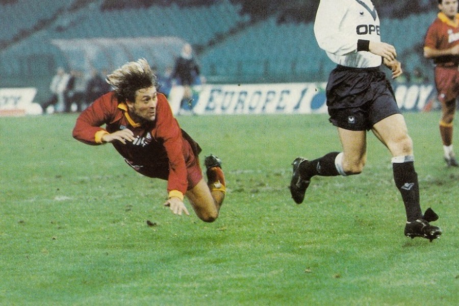 Manuel Gerolin, autore di una doppietta contro il Bordeaux