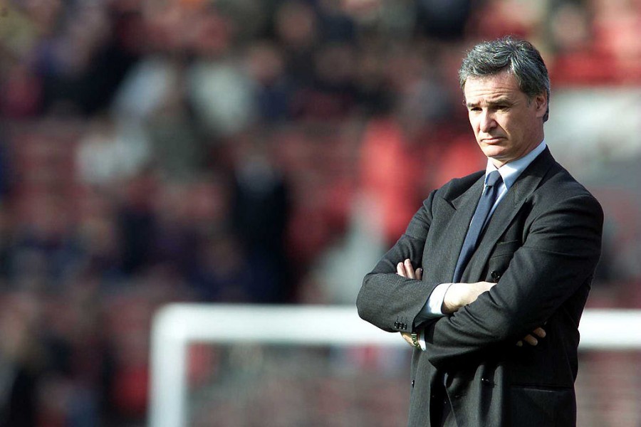 Claudio Ranieri in uno scatto di fine Anni 90