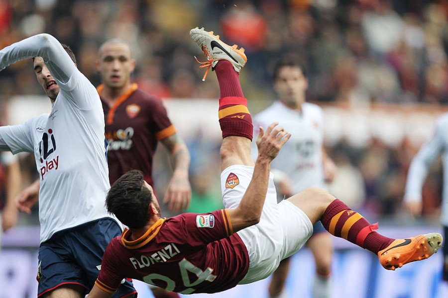 La rovesciata di Alessandro Florenzi che apre le marcature