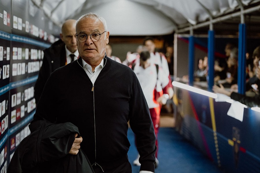 Claudio Ranieri all'arrivo al Via del Mare domenica scorsa