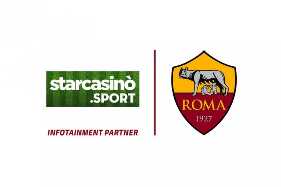 StarCasinò e il logo della Roma 