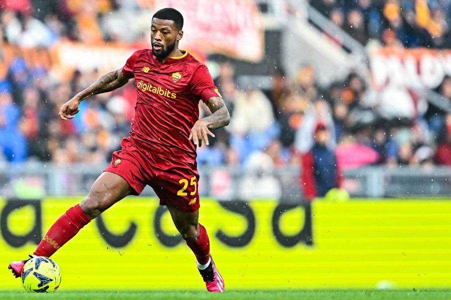 Georginio Wijnaldum durante una partita della Roma