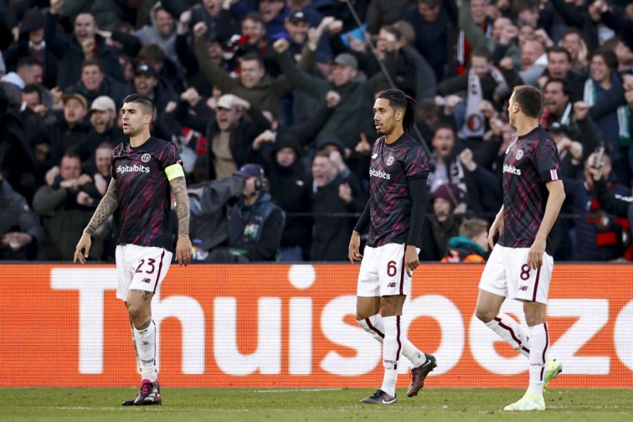 Tammy Abraham durante una partita della Roma