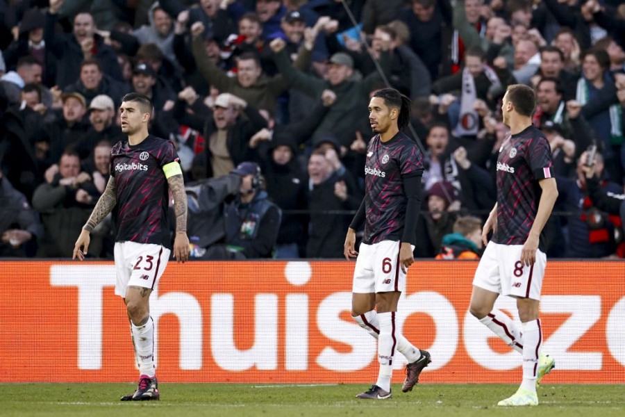 Tammy Abraham durante una partita della Roma