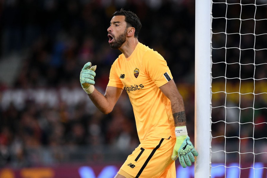 Rui Patricio in campo in Roma-Udinese