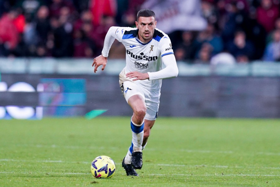 Demiral in azione con la maglia dell'Atalanta