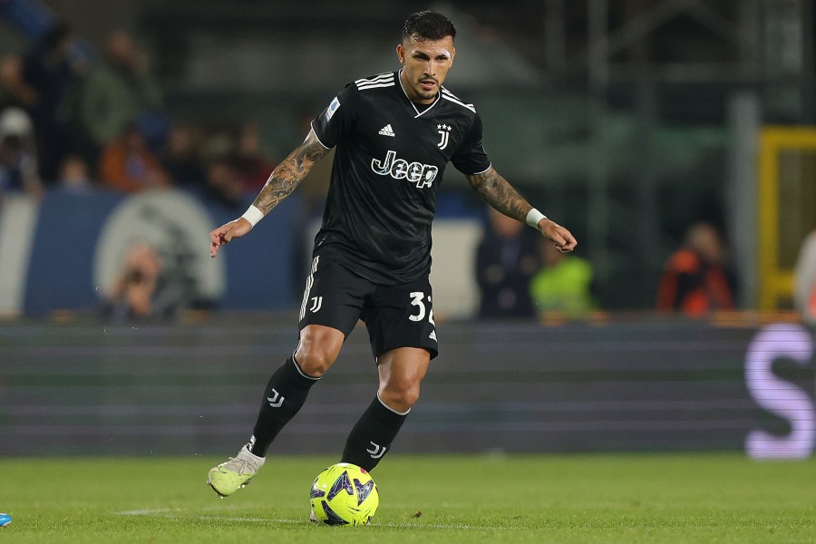 Paredes durante una partita della Juventus