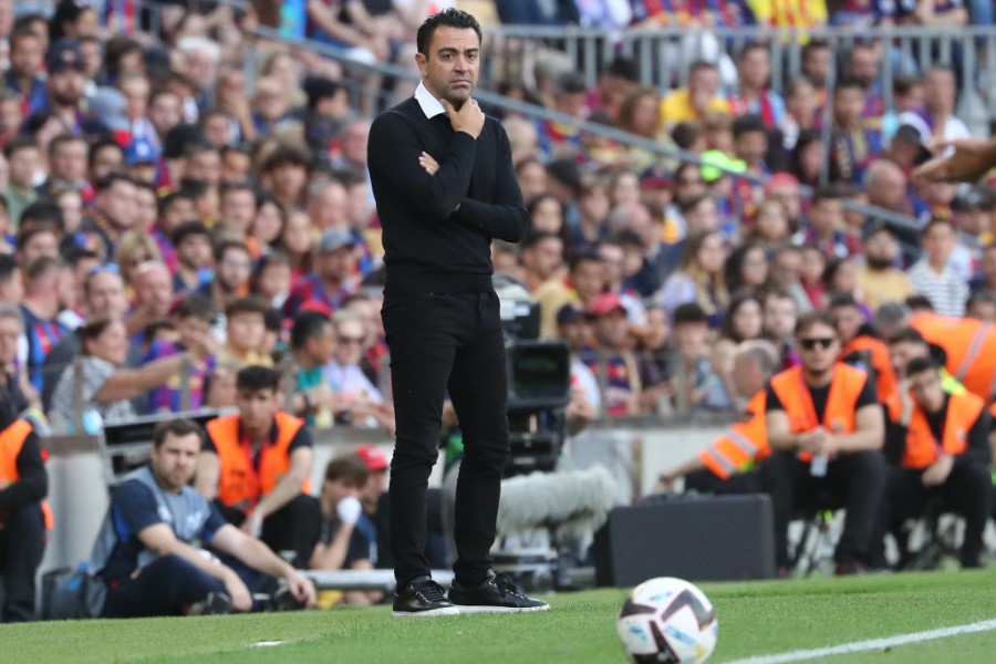 L'allenatore del Barcellona Xavi 