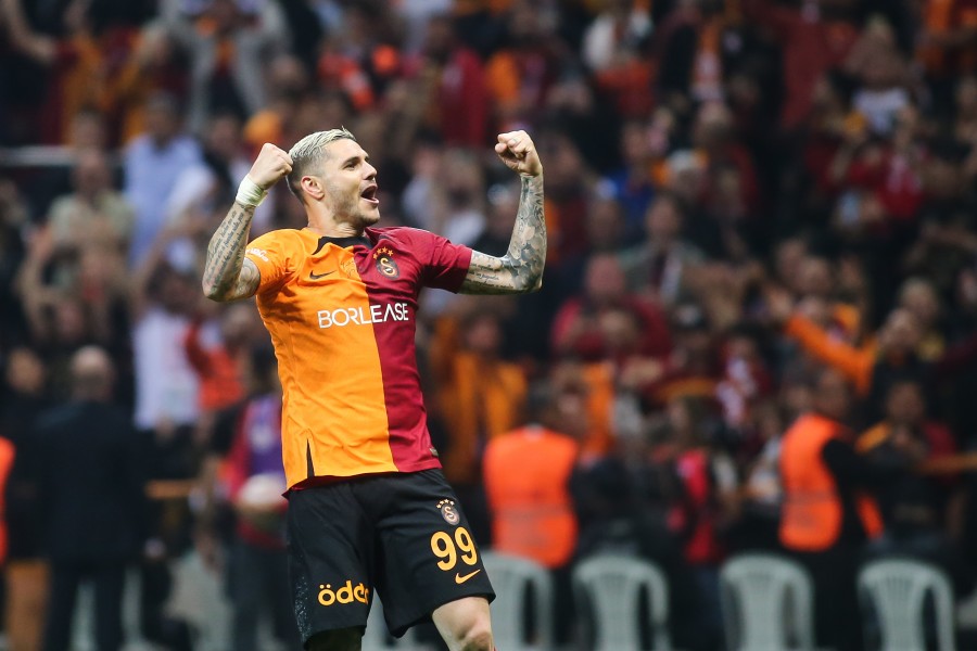 Mauro Icardi con la maglia del Galatasaray