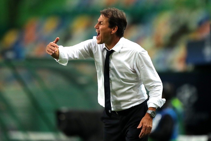 Rudi Garcia durante una partita