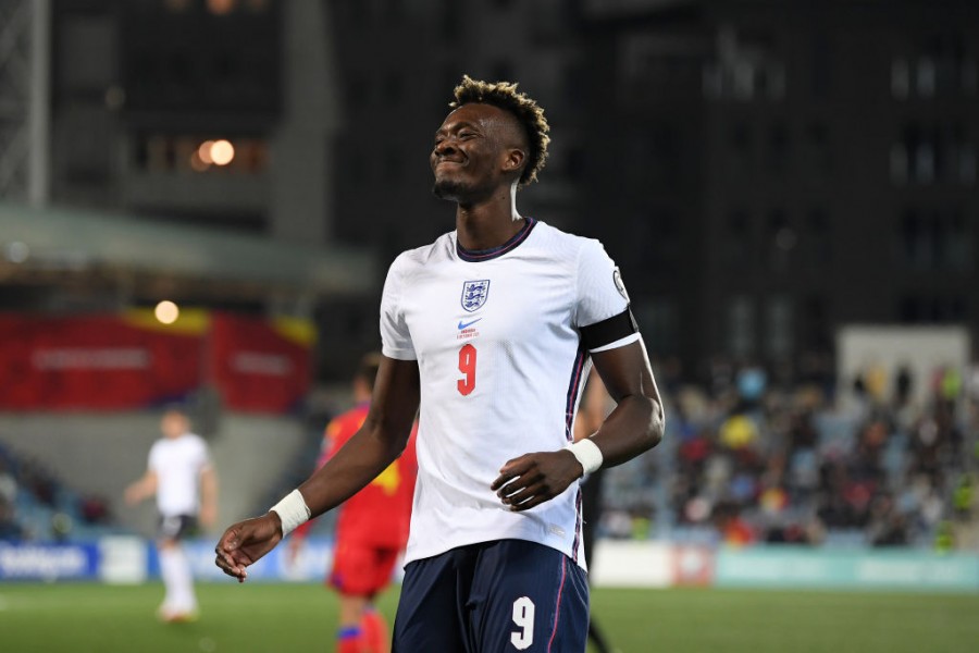 Tammy Abraham durante Andorra-Inghilterra