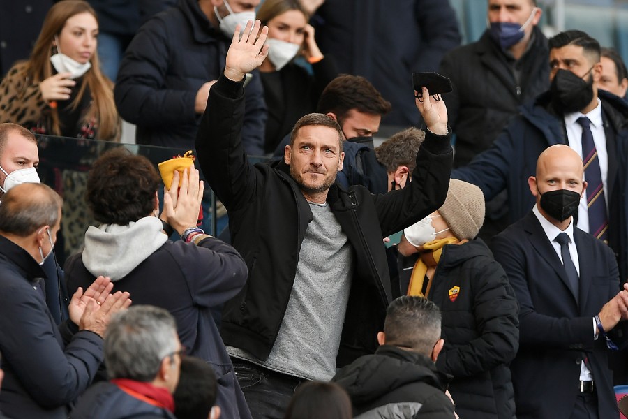 Francesco Totti all'Olimpico