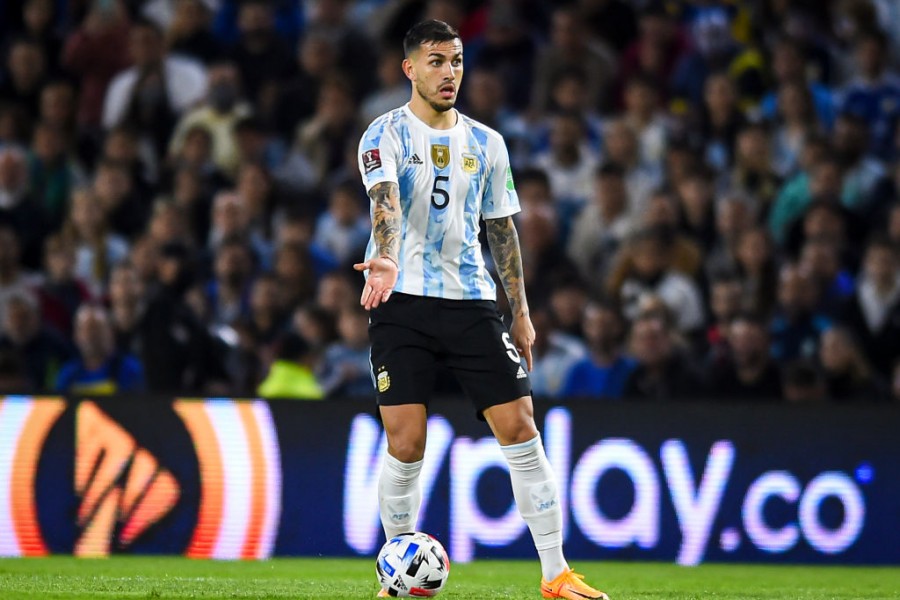 Paredes durante una partita dell'Argentina