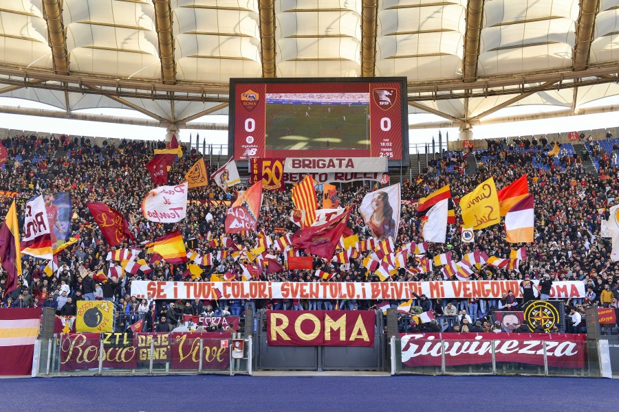 Curva sud Roma Salernitana