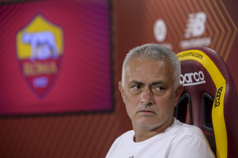 José Mourinho in conferenza stampa in vista di Salernitana-Roma