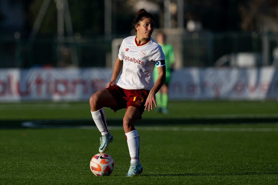 Elisa Bartoli durante una partita della Roma