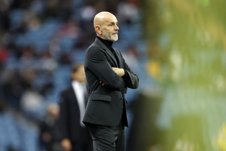 Stefano Pioli durante il Derby di Supercoppa Italiana