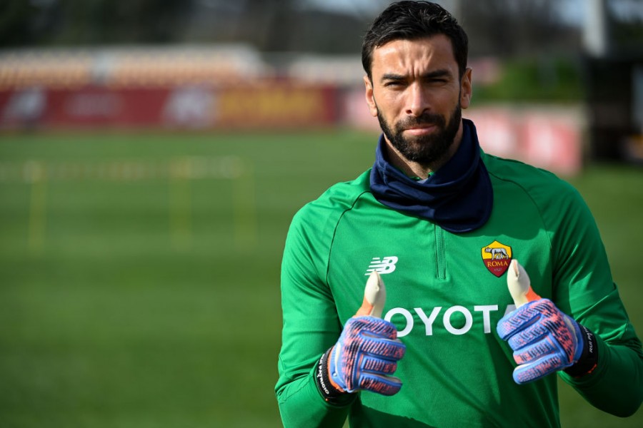 Rui Patricio al Centro Sportivo Fulvio Bernardini