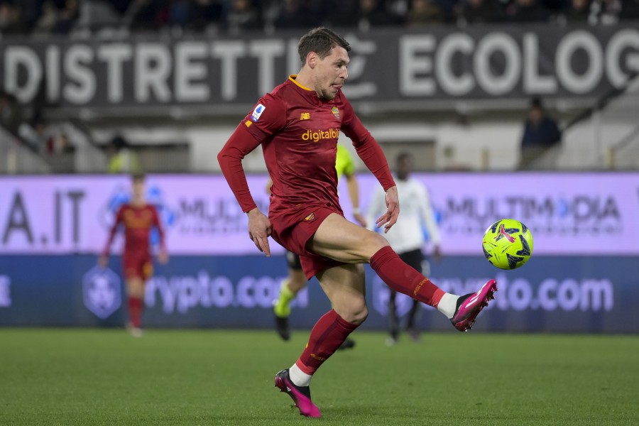 Andrea Belotti in azione con la maglia della Roma