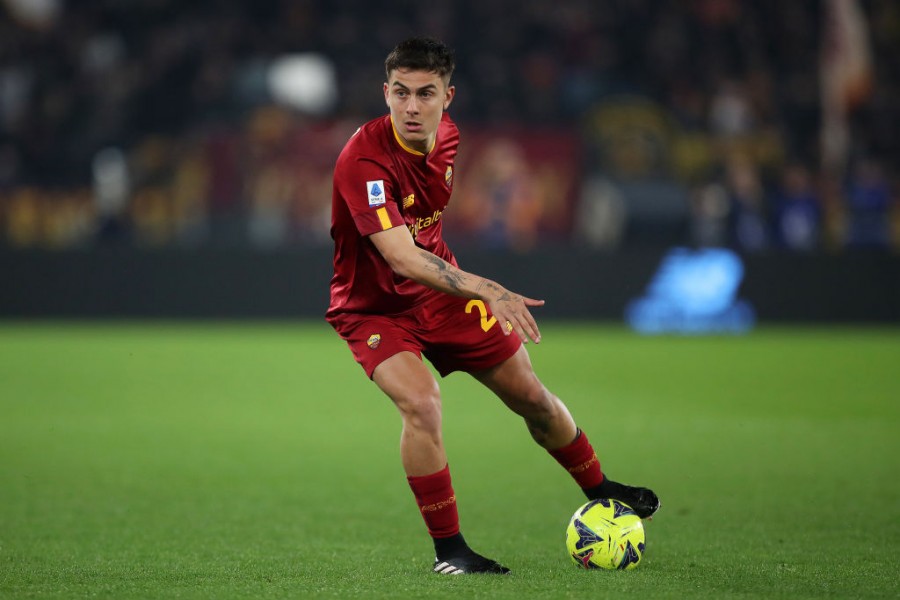 Dybala in campo all'Olimpico