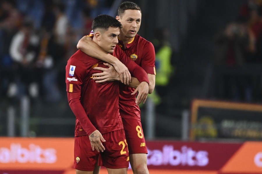 Dybala e Matic in campo con la Roma