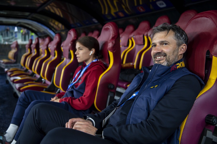 Alessandro Spugna durante Roma-Barcellona