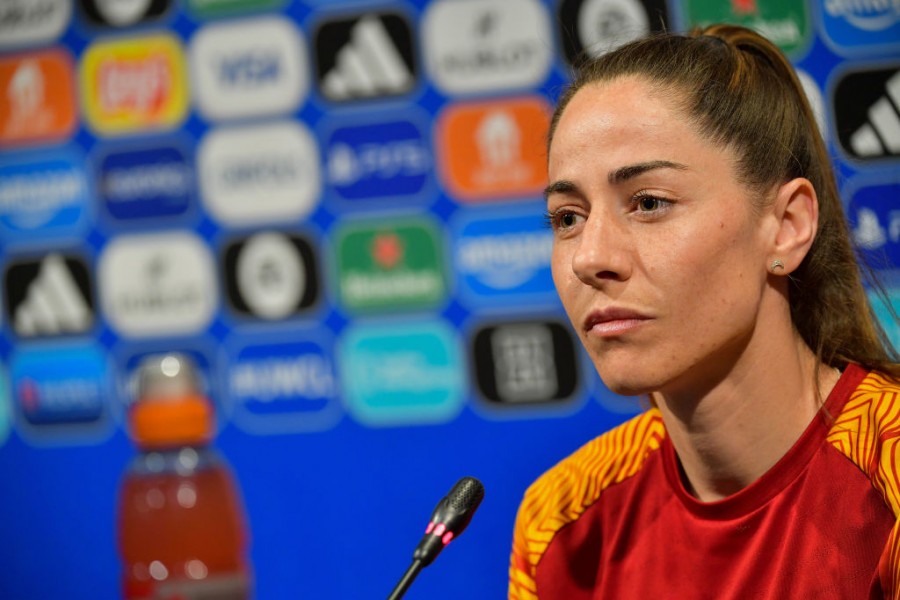 Losada in conferenza stampa prima di Barcellona-Roma