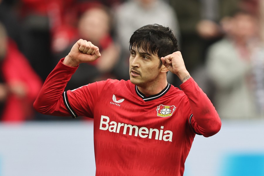 Sardar Azmoun con la maglia del Bayer Leverkusen