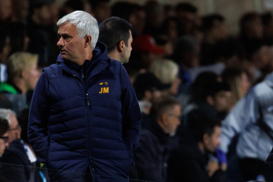 José Mourinho in Atalanta-Roma