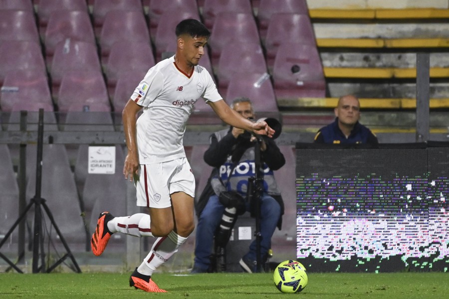 Dimitrios Keramitsis durante una partita della Roma Primavera