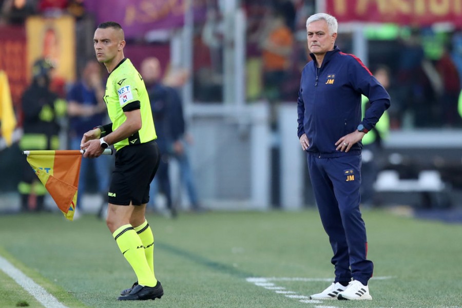 José Mourinho durante Roma-Inter