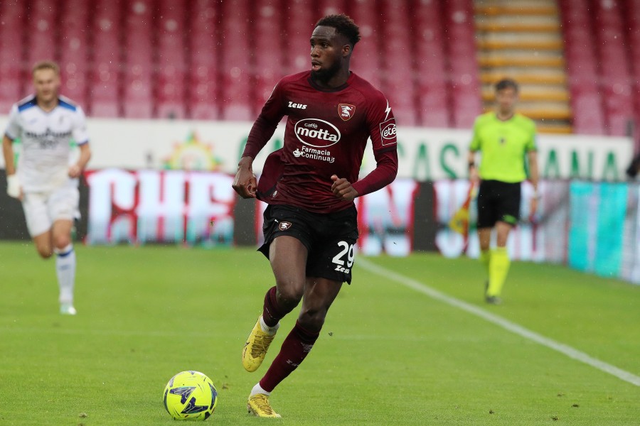 Dia durante una partita della Salernitana