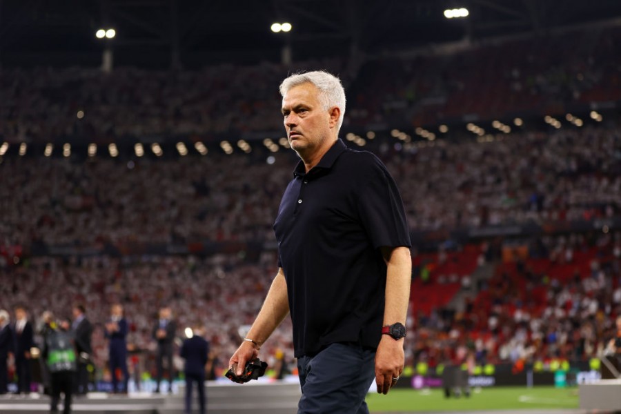 José Mourinho durante Siviglia-Roma