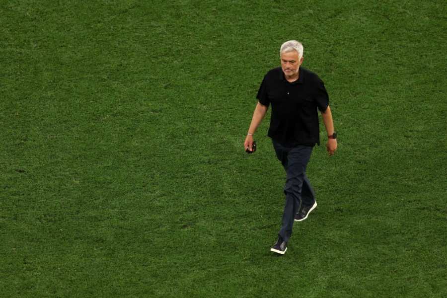 José Mourinho durante Siviglia-Roma