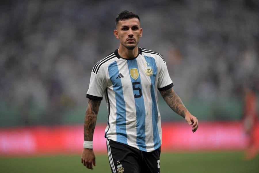 Leandro Paredes con l'Argentina