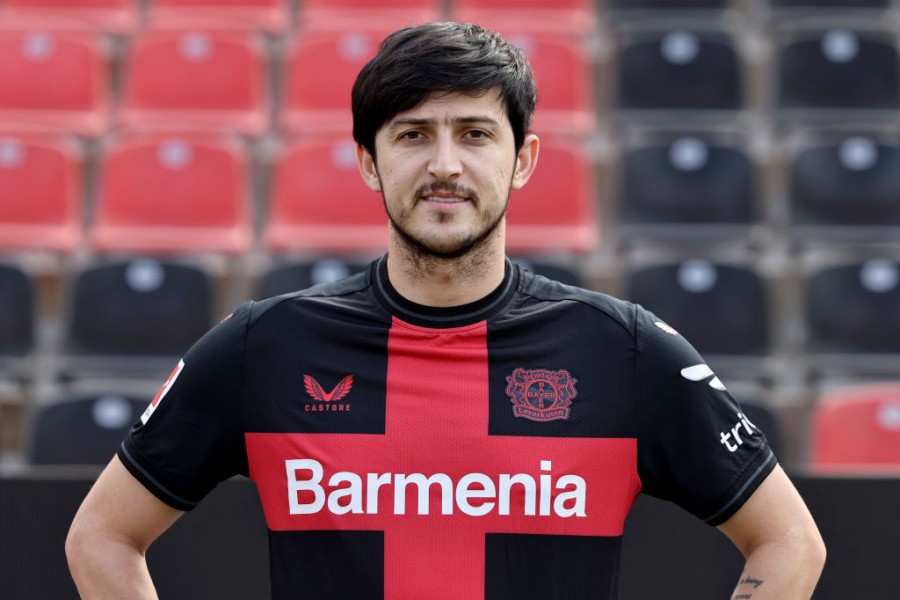 Azmoun con la maglia del Bayer Leverkusen