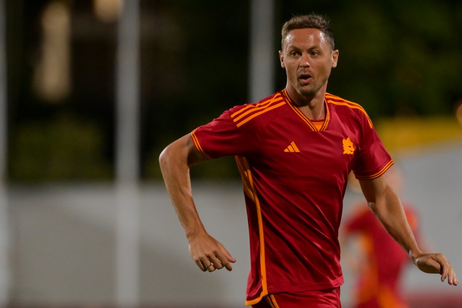 Nemanja Matic con la maglia della Roma