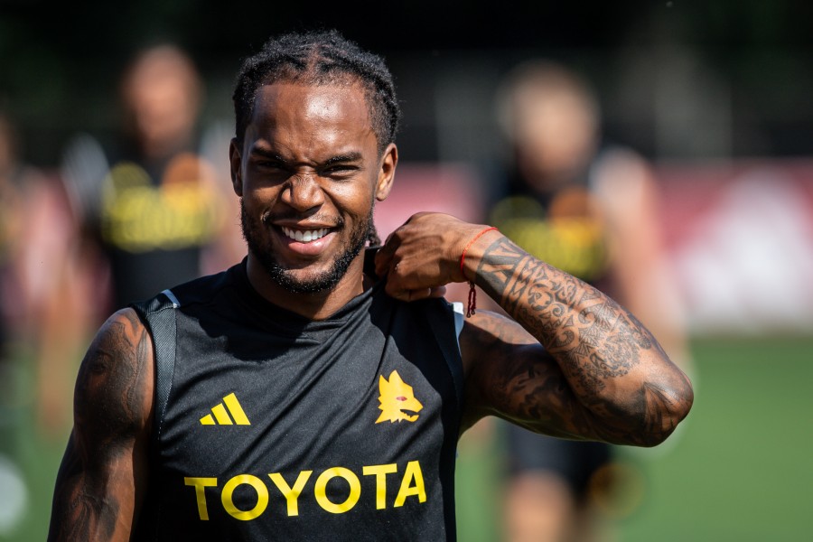 Renato Sanches durante un allenamento 