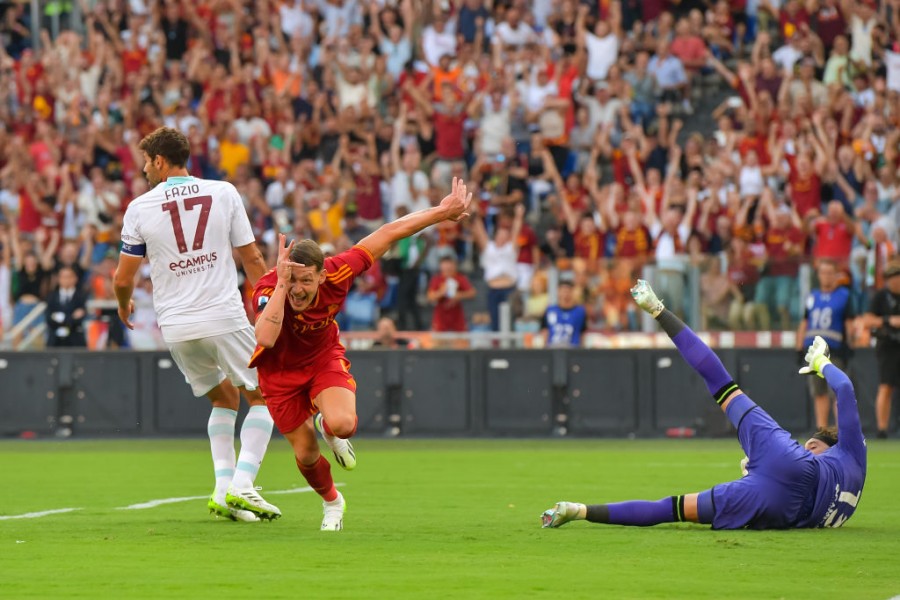 L'esultanza di Belotti dopo il gol del 2-2